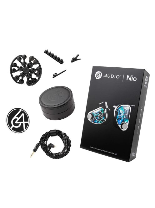 64 AUDIO NIO - Kilenc meghajtós univerzális audiofil fülmonitor