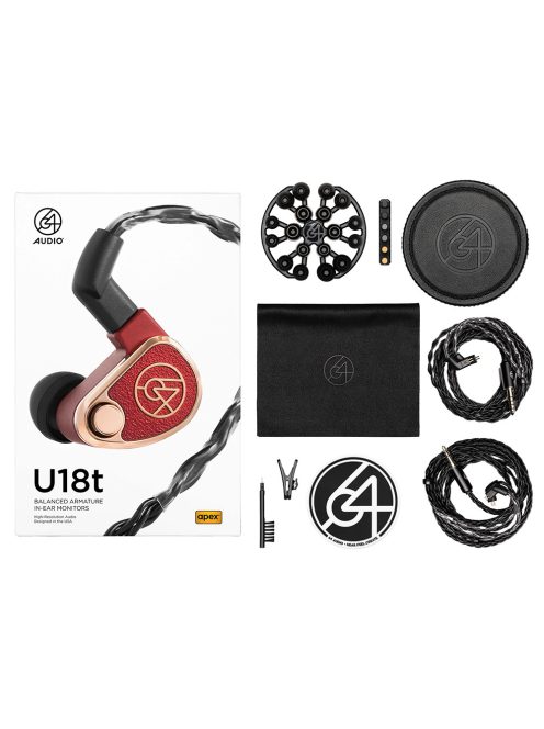 64 AUDIO U18T - High-End 18 hangszórós referencia fülmonitor - V2