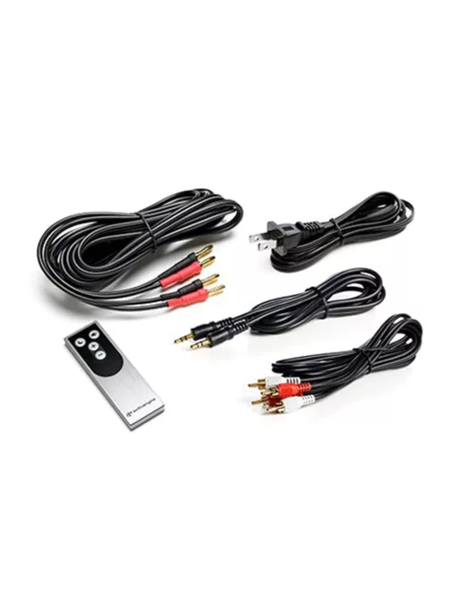 AUDIOENGINE A5+ BT - Prémium vezetéknélküli aktív hangfal pár Bluetooth 5 és aptX HD technológiával - Szatén fekete