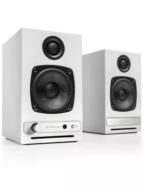 AUDIOENGINE HD3 - Prémium vezetéknélküli aktív hangfal pár Bluetooth 5 és aptX HD technológiával - Lakk fehér