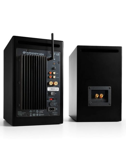 AUDIOENGINE HD6 - Prémium vezetéknélküli aktív hangfal pár Bluetooth 5 és aptX HD technológiával - Fekete