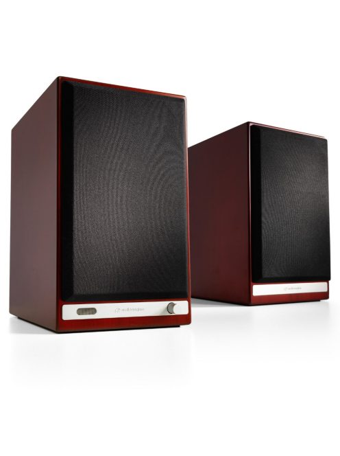 AUDIOENGINE HD6 - Prémium vezetéknélküli aktív hangfal pár Bluetooth 5 és aptX HD technológiával - Cseresznyefa