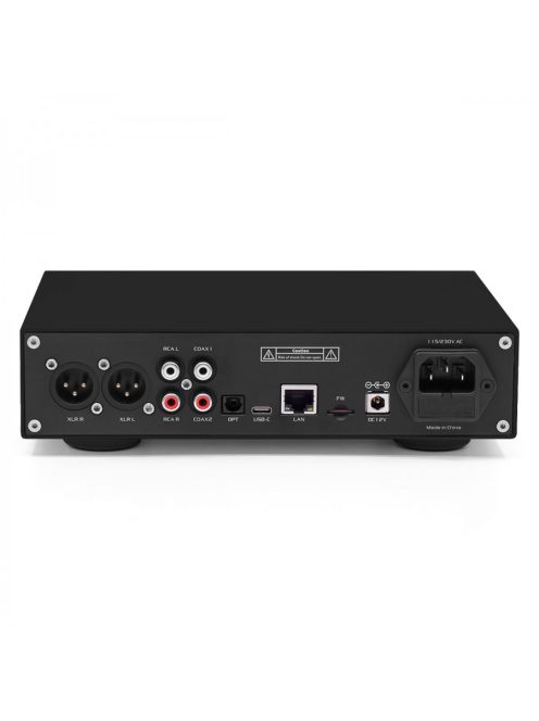 AUDALYTIC AH90 - Asztali MQA DAC és Streamer DLNA AirPlay Roon 32bit 768kHz DSD512 - Fekete