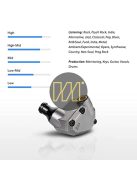 CAMPFIRE AUDIO ARA - Hét BA meghajtós In-ear monitor fülhallgató ezüstözött réz Litz MMCX kábellel