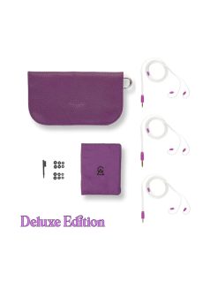   CAMPFIRE AUDIO BONNEVILLE - Egy dinamikus és három BA meghajtós univerzális In-ear monitor fülhallgató ezüstözött réz MMCX kábellel - Bonneville Lila - Deluxe