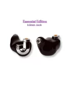 CAMPFIRE AUDIO BONNEVILLE - Egy dinamikus és három BA meghajtós univerzális In-ear monitor fülhallgató ezüstözött réz MMCX kábellel - Black - Essential 3.5mm
