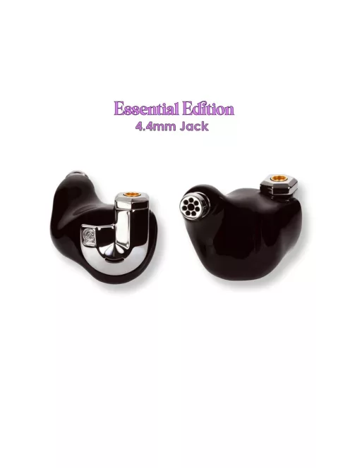 CAMPFIRE AUDIO BONNEVILLE - Egy dinamikus és három BA meghajtós univerzális In-ear monitor fülhallgató ezüstözött réz MMCX kábellel - Black - Essential 4.4mm