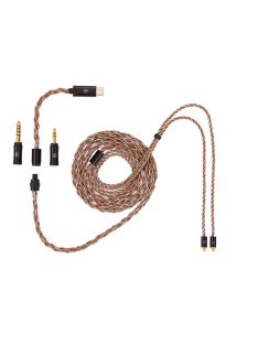   CAMPFIRE AUDIO TIME LINK CABLE - Univerzális moduláris tiszta és ezüstözött réz fülhallgató kábel 32bit 768kHz DSD256 - MMCX