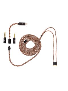   CAMPFIRE AUDIO TIME LINK CABLE - Univerzális moduláris tiszta és ezüstözött réz fülhallgató kábel 32bit 768kHz DSD256 - MMCX