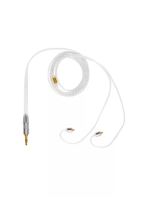 CAMPFIRE AUDIO TIME STREAM METAL - Univerzális MMCX csatlakozójú ezüstözött réz Litz fülhallgató kábel - 3.5mm