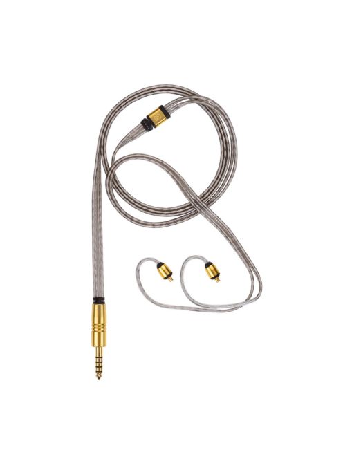 CAMPFIRE AUDIO TIME STREAM SILVER - Univerzális MMCX csatlakozójú tiszta ezüst Litz fülhallgató kábel - 4.4mm