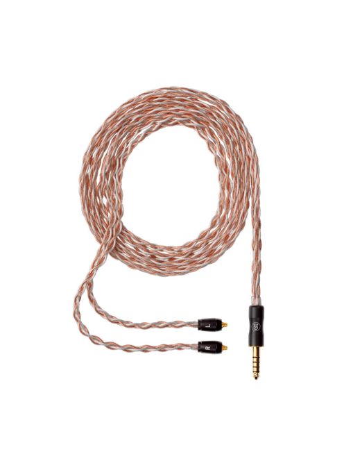 CAMPFIRE AUDIO TIME STREAM ULTRA - Univerzális MMCX csatlakozójú ezüstözött réz és tiszta réz Litz fülhallgató kábel - 4.4mm