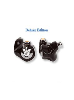   CAMPFIRE AUDIO CASCARA - Egy dinamikus meghajtós univerzális In-ear monitor fülhallgató ezüstözött réz MMCX kábellel - Black - Deluxe