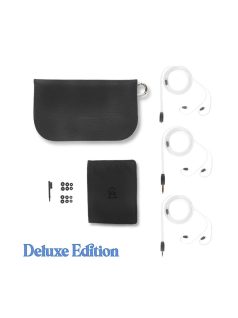   CAMPFIRE AUDIO CASCARA - Egy dinamikus meghajtós univerzális In-ear monitor fülhallgató ezüstözött réz MMCX kábellel - Black - Deluxe