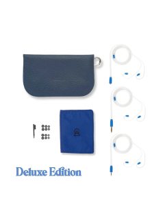   CAMPFIRE AUDIO CASCARA - Egy dinamikus meghajtós univerzális In-ear monitor fülhallgató ezüstözött réz MMCX kábellel - Cascara Kék - Deluxe