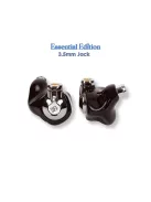 CAMPFIRE AUDIO CASCARA - Egy dinamikus meghajtós univerzális In-ear monitor fülhallgató ezüstözött réz MMCX kábellel - Black - Essential 3.5mm