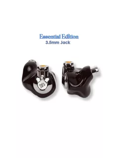   CAMPFIRE AUDIO CASCARA - Egy dinamikus meghajtós univerzális In-ear monitor fülhallgató ezüstözött réz MMCX kábellel - Black - Essential 3.5mm