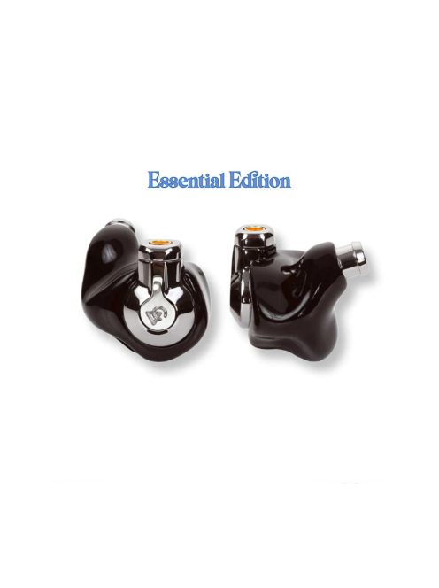 CAMPFIRE AUDIO CASCARA - Egy dinamikus meghajtós univerzális In-ear monitor fülhallgató ezüstözött réz MMCX kábellel - Black - Essential 3.5mm