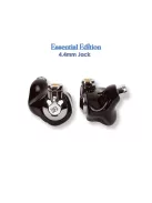 CAMPFIRE AUDIO CASCARA - Egy dinamikus meghajtós univerzális In-ear monitor fülhallgató ezüstözött réz MMCX kábellel - Black - Essential 4.4mm