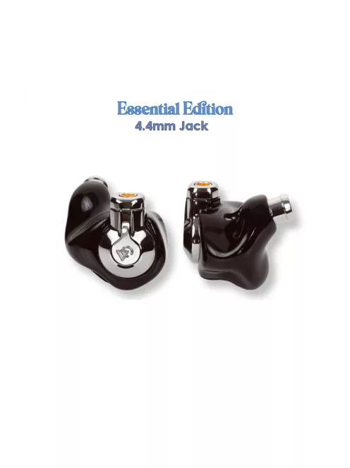 CAMPFIRE AUDIO CASCARA - Egy dinamikus meghajtós univerzális In-ear monitor fülhallgató ezüstözött réz MMCX kábellel - Black - Essential 4.4mm