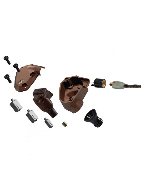 CAMPFIRE AUDIO HOLOCENE - Három BA meghajtós In-ear monitor fülhallgató ezüstözött réz Litz MMCX kábellel