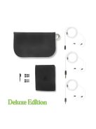 CAMPFIRE AUDIO PONDEROSA - Öt BA meghajtós univerzális In-ear monitor fülhallgató ezüstözött réz MMCX kábellel - Black - Deluxe