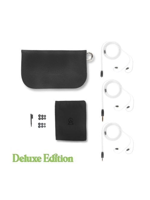 CAMPFIRE AUDIO PONDEROSA - Öt BA meghajtós univerzális In-ear monitor fülhallgató ezüstözött réz MMCX kábellel - Black - Deluxe