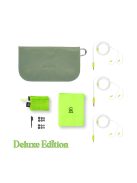 CAMPFIRE AUDIO PONDEROSA - Öt BA meghajtós univerzális In-ear monitor fülhallgató ezüstözött réz MMCX kábellel - Ponderosa Zöld - Deluxe