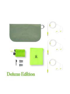   CAMPFIRE AUDIO PONDEROSA - Öt BA meghajtós univerzális In-ear monitor fülhallgató ezüstözött réz MMCX kábellel - Ponderosa Zöld - Deluxe