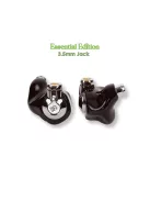 CAMPFIRE AUDIO PONDEROSA - Öt BA meghajtós univerzális In-ear monitor fülhallgató ezüstözött réz MMCX kábellel - Black - Essential 3.5mm