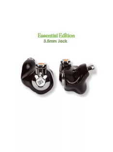   CAMPFIRE AUDIO PONDEROSA - Öt BA meghajtós univerzális In-ear monitor fülhallgató ezüstözött réz MMCX kábellel - Black - Essential 3.5mm