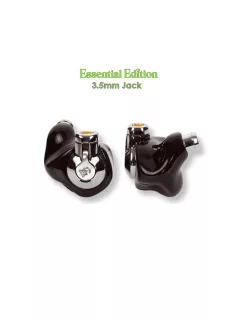   CAMPFIRE AUDIO PONDEROSA - Öt BA meghajtós univerzális In-ear monitor fülhallgató ezüstözött réz MMCX kábellel - Black - Essential 3.5mm