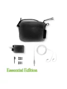 CAMPFIRE AUDIO PONDEROSA - Öt BA meghajtós univerzális In-ear monitor fülhallgató ezüstözött réz MMCX kábellel - Black - Essential 3.5mm