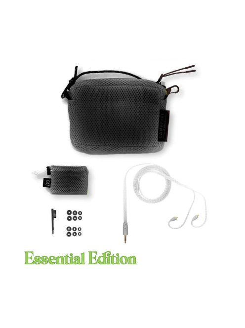 CAMPFIRE AUDIO PONDEROSA - Öt BA meghajtós univerzális In-ear monitor fülhallgató ezüstözött réz MMCX kábellel - Black - Essential 3.5mm