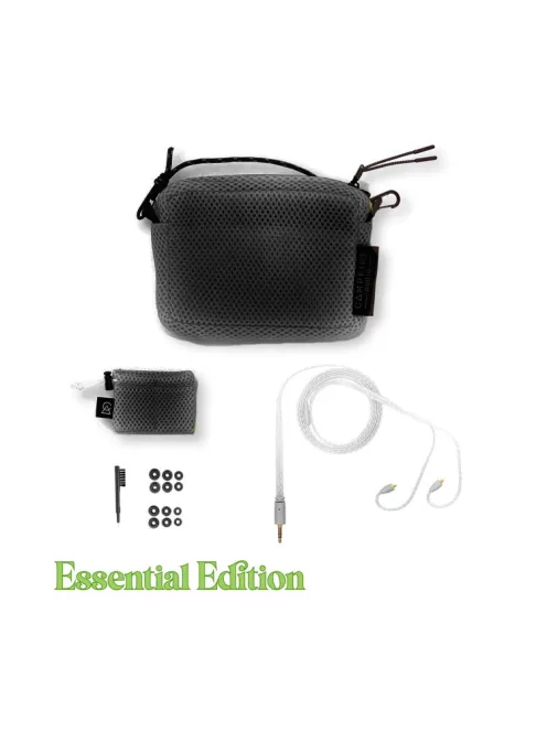 CAMPFIRE AUDIO PONDEROSA - Öt BA meghajtós univerzális In-ear monitor fülhallgató ezüstözött réz MMCX kábellel - Black - Essential 3.5mm