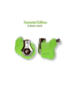   CAMPFIRE AUDIO PONDEROSA - Öt BA meghajtós univerzális In-ear monitor fülhallgató ezüstözött réz MMCX kábellel - Ponderosa Zöld - Essential 3.5mm