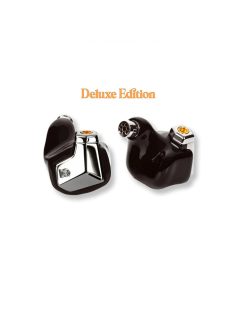   CAMPFIRE AUDIO SUPERMOON - Egy planar meghajtós univerzális In-ear monitor fülhallgató ezüstözött réz MMCX kábellel - Black - Deluxe