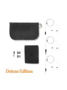 CAMPFIRE AUDIO SUPERMOON - Egy planar meghajtós univerzális In-ear monitor fülhallgató ezüstözött réz MMCX kábellel - Black - Deluxe