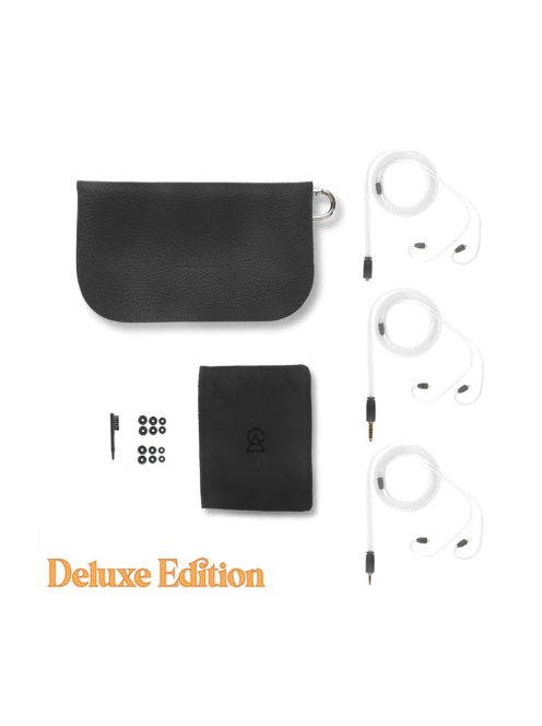 CAMPFIRE AUDIO SUPERMOON - Egy planar meghajtós univerzális In-ear monitor fülhallgató ezüstözött réz MMCX kábellel - Black - Deluxe