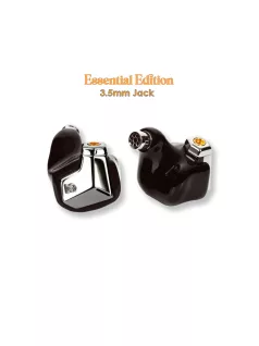   CAMPFIRE AUDIO SUPERMOON - Egy planar meghajtós univerzális In-ear monitor fülhallgató ezüstözött réz MMCX kábellel - Black - Essential 3.5mm