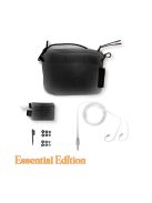 CAMPFIRE AUDIO SUPERMOON - Egy planar meghajtós univerzális In-ear monitor fülhallgató ezüstözött réz MMCX kábellel - Black - Essential 3.5mm