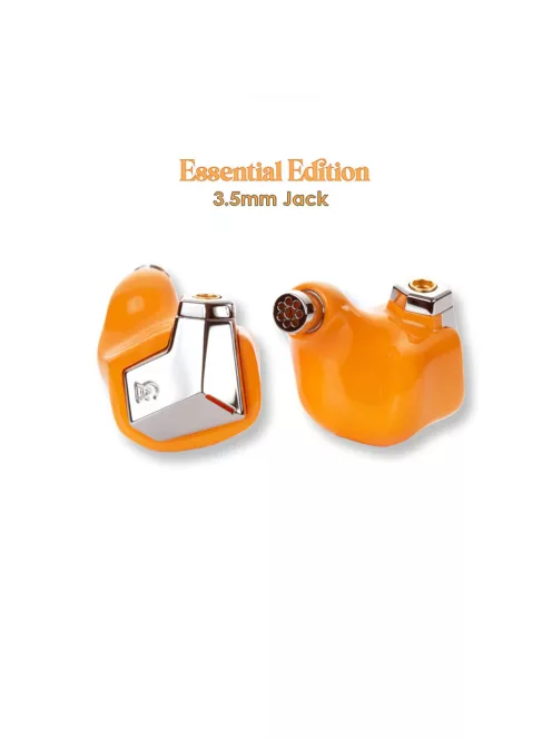 CAMPFIRE AUDIO SUPERMOON - Egy planar meghajtós univerzális In-ear monitor fülhallgató ezüstözött réz MMCX kábellel - Supermoon Narancs - Essential 3.5mm