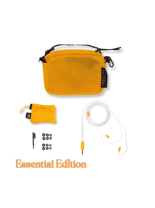 CAMPFIRE AUDIO SUPERMOON - Egy planar meghajtós univerzális In-ear monitor fülhallgató ezüstözött réz MMCX kábellel - Supermoon Narancs - Essential 3.5mm