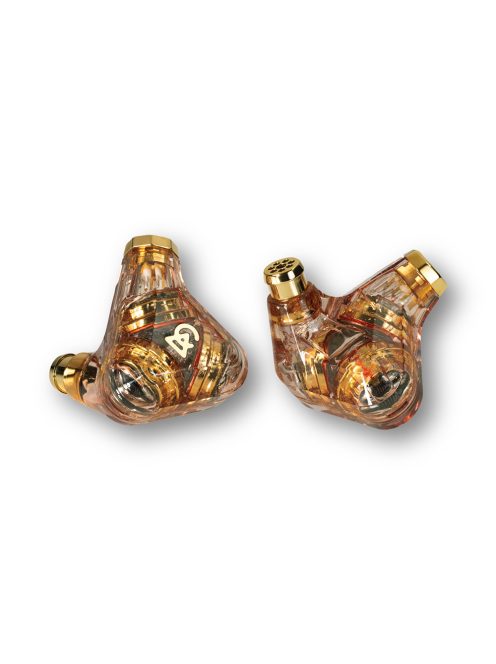 CAMPFIRE AUDIO TRIFECTA AMBER RADIANCE - Három dinamikus meghajtós In-ear monitor fülhallgató MMCX kábelekkel