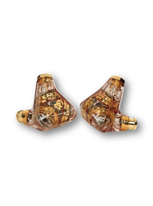 CAMPFIRE AUDIO TRIFECTA AMBER RADIANCE - Három dinamikus meghajtós In-ear monitor fülhallgató MMCX kábelekkel
