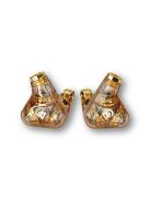 CAMPFIRE AUDIO TRIFECTA AMBER RADIANCE - Három dinamikus meghajtós In-ear monitor fülhallgató MMCX kábelekkel