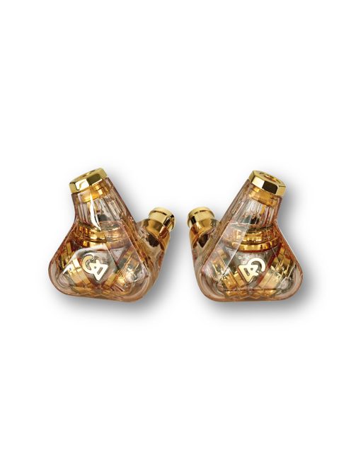 CAMPFIRE AUDIO TRIFECTA AMBER RADIANCE - Három dinamikus meghajtós In-ear monitor fülhallgató MMCX kábelekkel