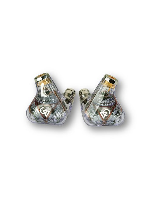 CAMPFIRE AUDIO TRIFECTA CHROME SKY - Három dinamikus meghajtós In-ear monitor fülhallgató MMCX kábelekkel