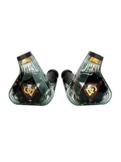   CAMPFIRE AUDIO TRIFECTA COSMIC GATEWAY - Limitált kiadású három dinamikus meghajtós In-ear monitor fülhallgató ezüst MMCX kábelekkel