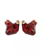CAMPFIRE AUDIO TRIFECTA CRIMSON - Limitált kiadású három dinamikus meghajtós In-ear monitor fülhallgató ezüst MMCX kábelekkel